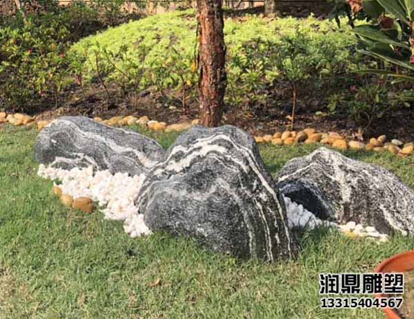 雪浪石假山組合造景